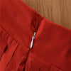 Toddler Kids Girls Solid Color Short Sleeve Jacket Tassel Overskirt Suit Dropship Childrens Clothing - PrettyKid