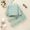 Baby Girls Casual Solid Color Sweater Set Wholesale Baby Clothes Suppliers - PrettyKid