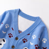 Toddler Kids Solid Cartoon Bear Knitting Sweater Cardigan Coat - PrettyKid