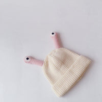 Baby Boys Girls Autumn Winter Thickened Insect Tentacle Eyes Knitted Cap Cartoon Wool Cap - PrettyKid