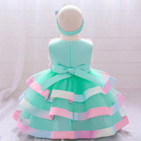 Baby Girls Flower Cake Puffy Skirt Baby Girl Dresses Wholesale - PrettyKid