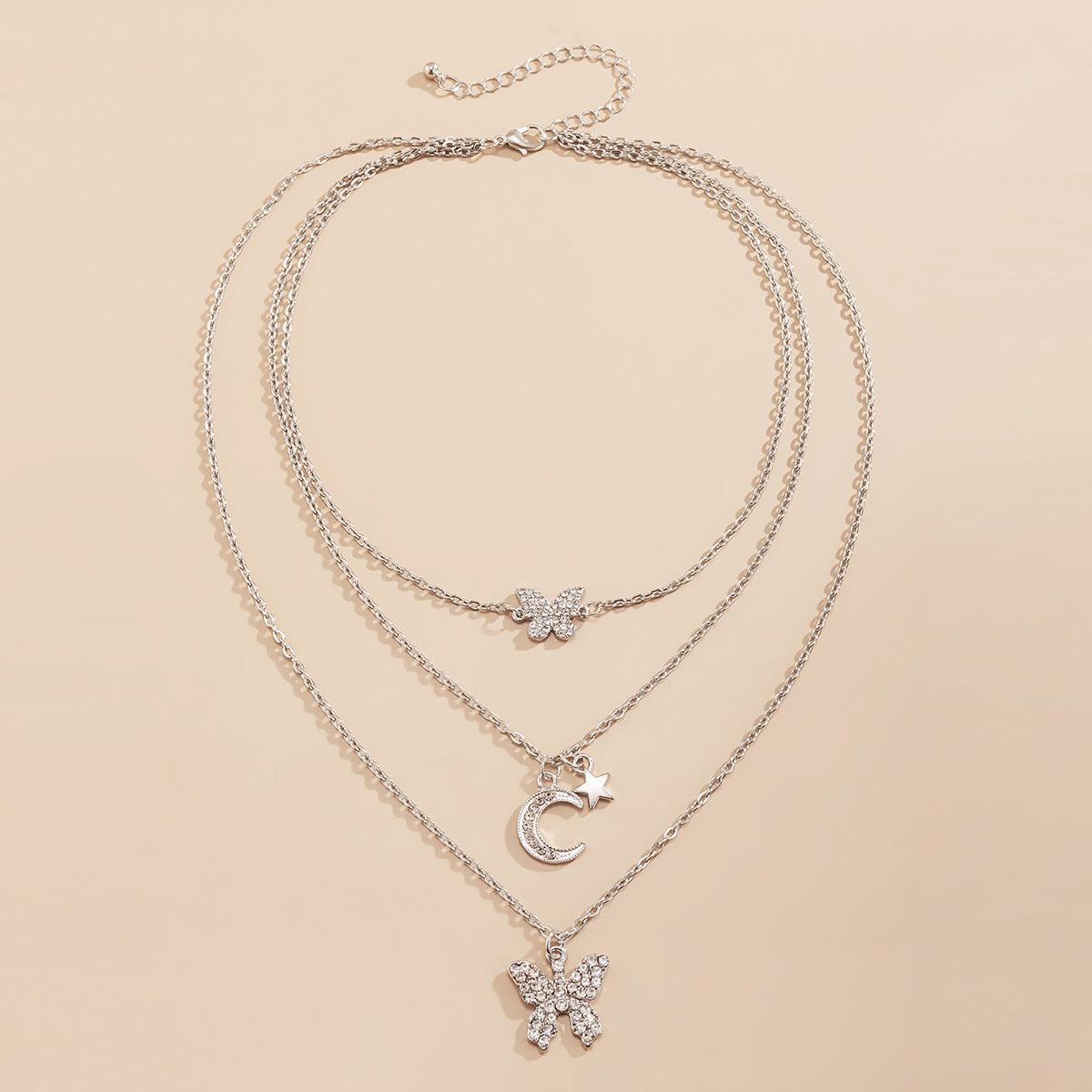 Multilevel Butterfly Clavicle Chain - PrettyKid