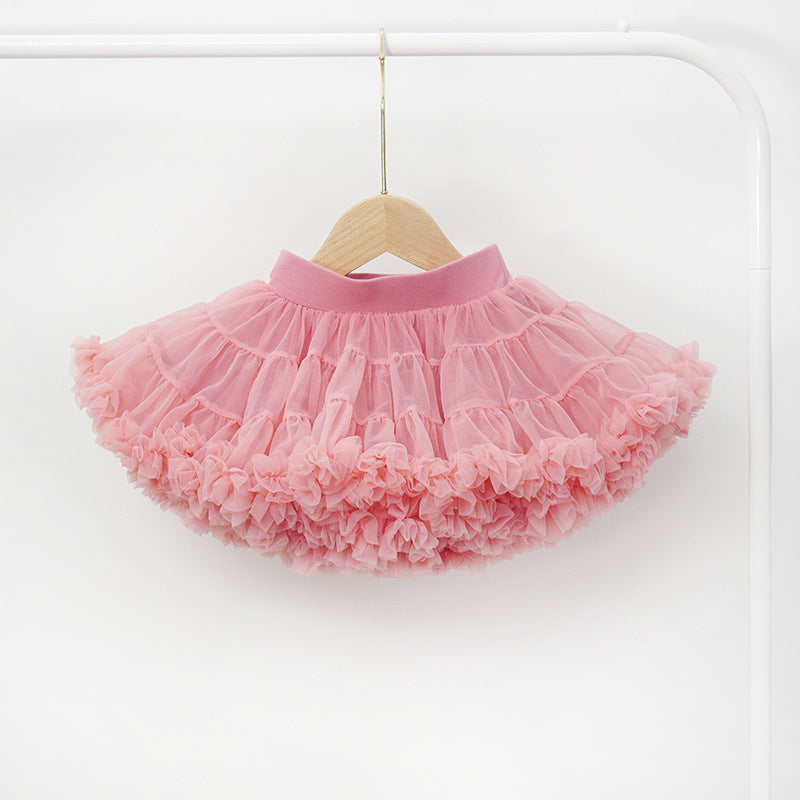 Wide Waistband Princess Bustier Ballet Foil Small Stars Shiny Beansand Pink - PrettyKid