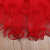 Toddler Kids Girls Red Long Sleeve Dress Christmas Dress - PrettyKid