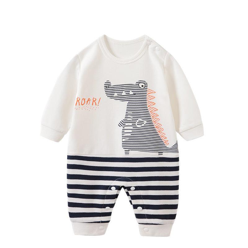 Baby Boys Cartoon Dinosaur Jumpsuit Wholesale Baby Clothes - PrettyKid