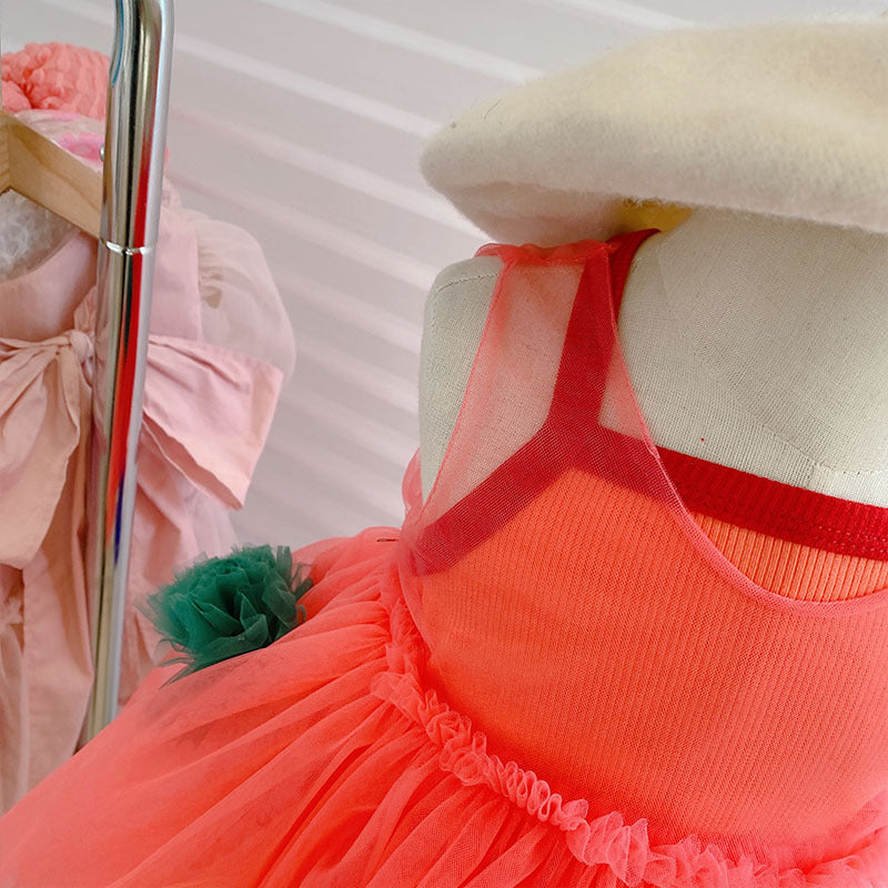 Girls Princess Skirt 2022 Summer New Female Baby Dresses Children's Fairy Lace Skirt Poncho Dress - PrettyKid