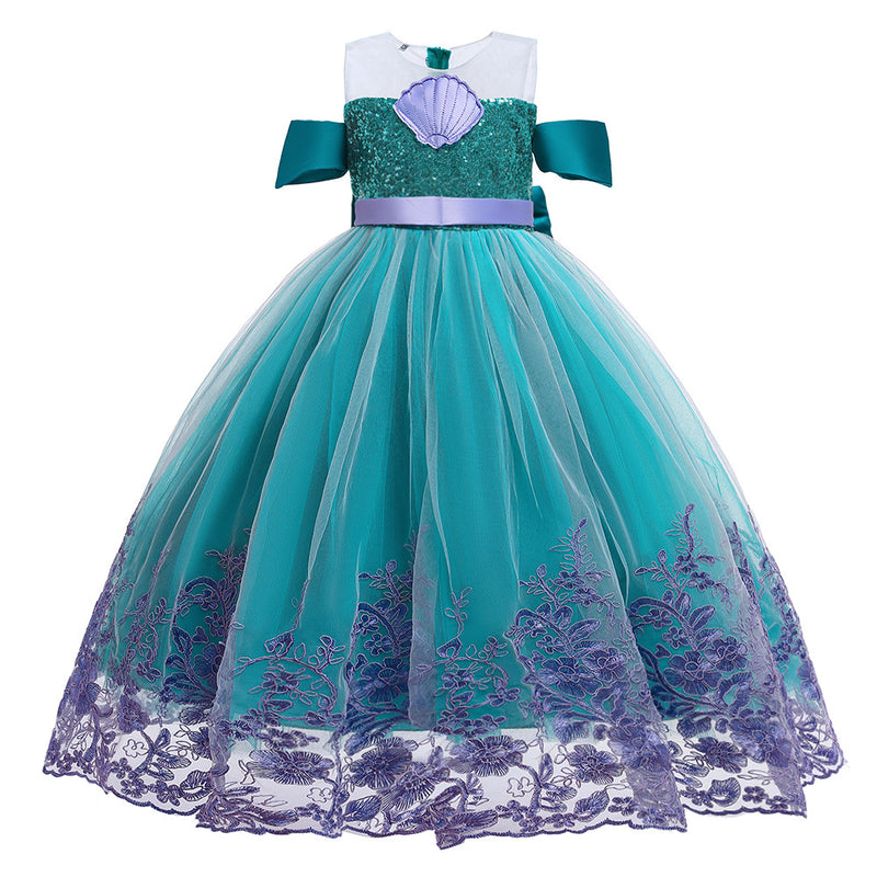 Halloween Frozen Elsa Sequin Embroidered Dress Children's Boutique Suppliers - PrettyKid