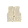 Baby Boys Girls Solid Color Sleeveless Furry Vest Jacket - PrettyKid
