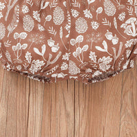 Toddler Girls Solid Color Lace T-shirt Floral Print Shorts Set - PrettyKid