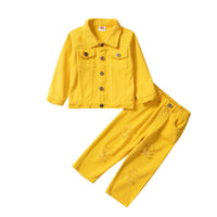 Spring and Summer New Girls' Suit Two Piece Long Sleeve Fashion Clothes for Children - PrettyKid