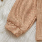 Toddler Kids Girls' Solid Color Knitted Coat Children's Boutique Clothing Suppliers - PrettyKid