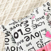 Toddler Kids Girl Long Sleeve Letter Printed Love Hip Wrap Skirt Valentine's Day Suit - PrettyKid