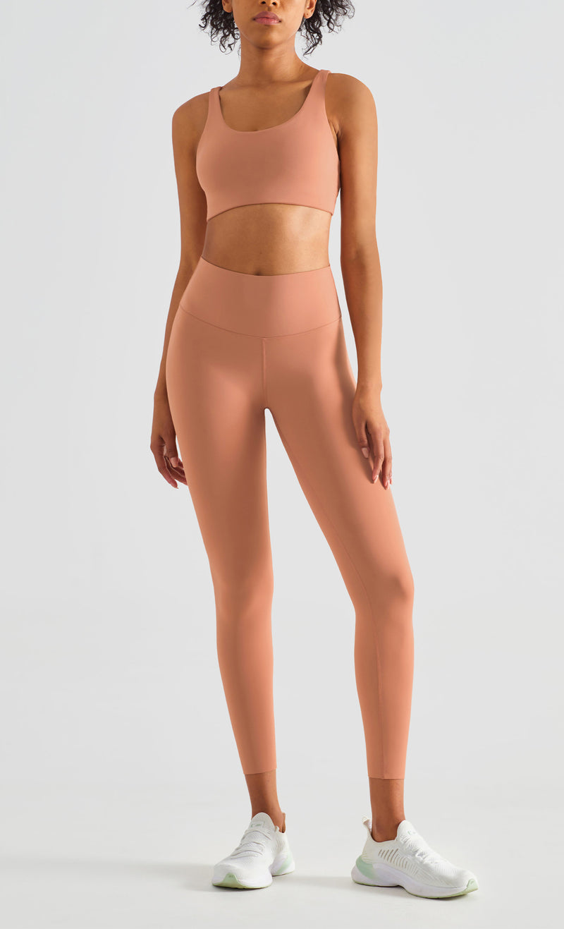 Women Soft Nude Sense of Yoga Bra Female Adjustable Straps Sports Underwear - PrettyKid