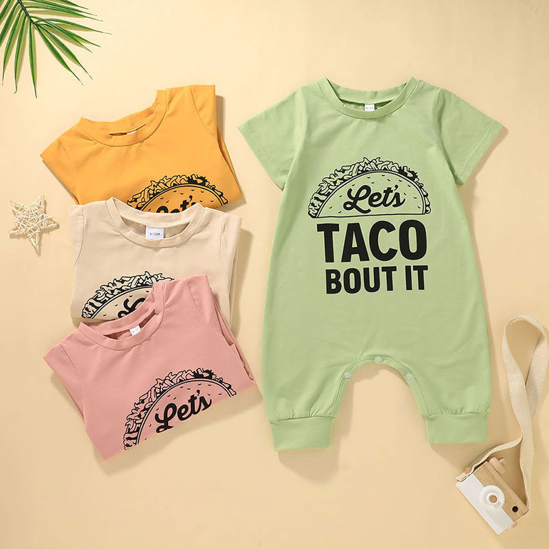 9months-3years Baby Onesies Toddler Girl Jumpsuits Baby Short-Sleeved Romper Children's Clothing Wholesale - PrettyKid
