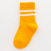 10PCS Kid's Summer Thin Cotton Solid Color Mesh Sports Socks - PrettyKid