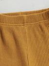 Girls' Sling Drawstring Vest Flare Trousers Cotton Two-piece Children's Suit