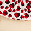 Baby Long Sleeve Dress Valentine's Day Love Print Princess Dress+Headband Set - PrettyKid