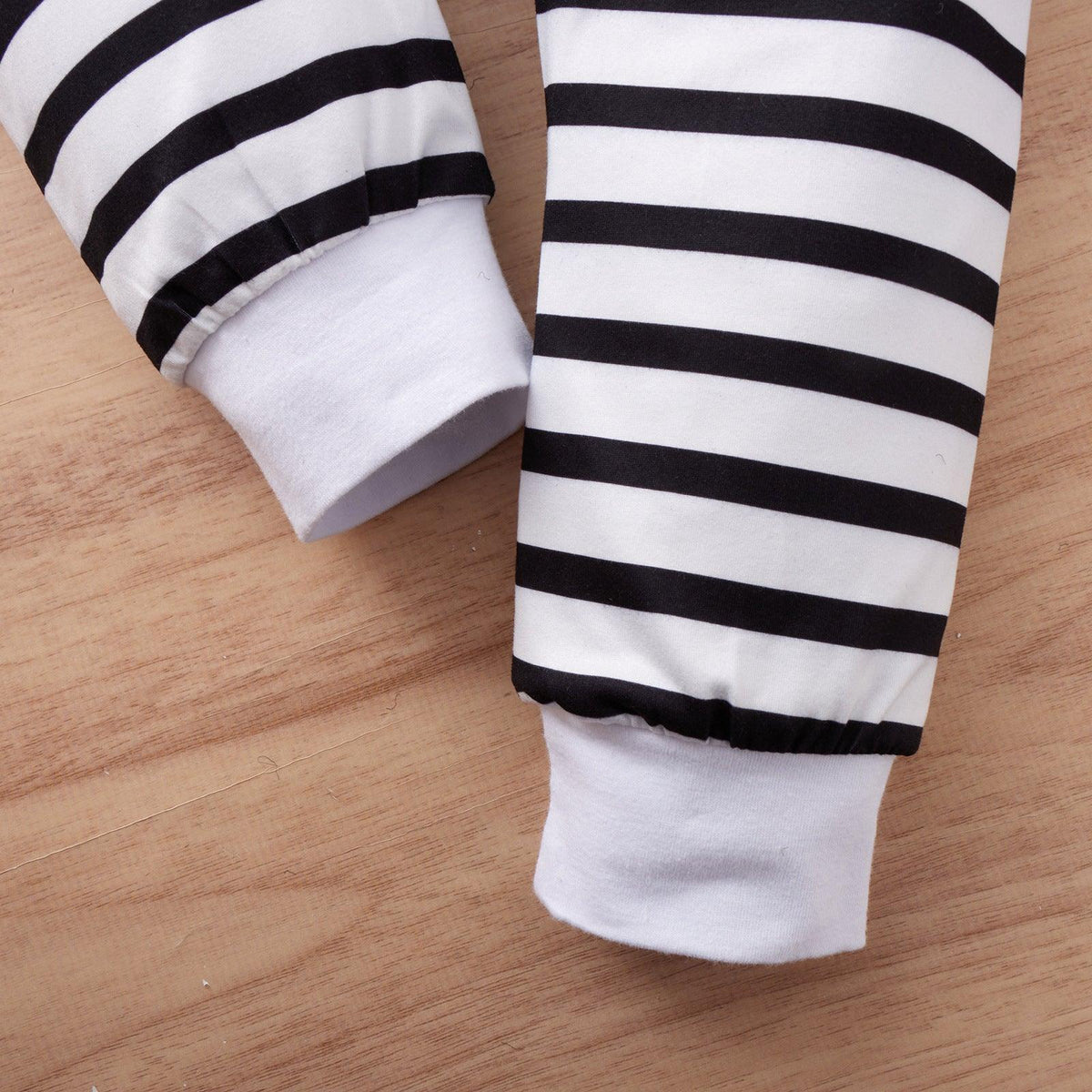 Toddler Kids Solid Letter Stripe Suit Children's Fashion Clothing Wholesale - PrettyKid