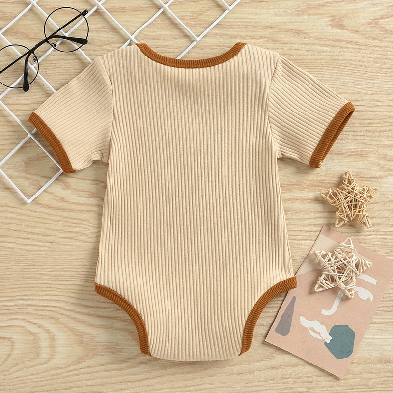 Baby Clothing Wholesale Embroidered Letter Jumpsuit - PrettyKid