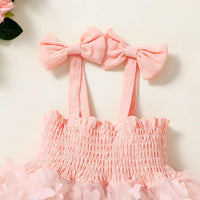 Baby's Summer Sleeveless Dress Baby's Butterfly Sling Skirt