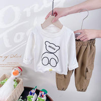 Baobaoying Children's Shirt+T-shirt+Pants 3-piece Set