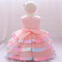 Baby Girls Flower Cake Puffy Skirt Baby Girl Dresses Wholesale - PrettyKid