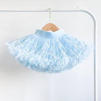 Wide Waistband Princess Bustier Ballet Foil Small Stars Shiny Blue - PrettyKid