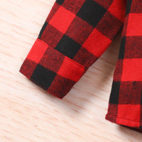 Toddler Boys Plaid Hoodie Long Sleeve Jeans Set Children's Boutique Clothing Vendors - PrettyKid