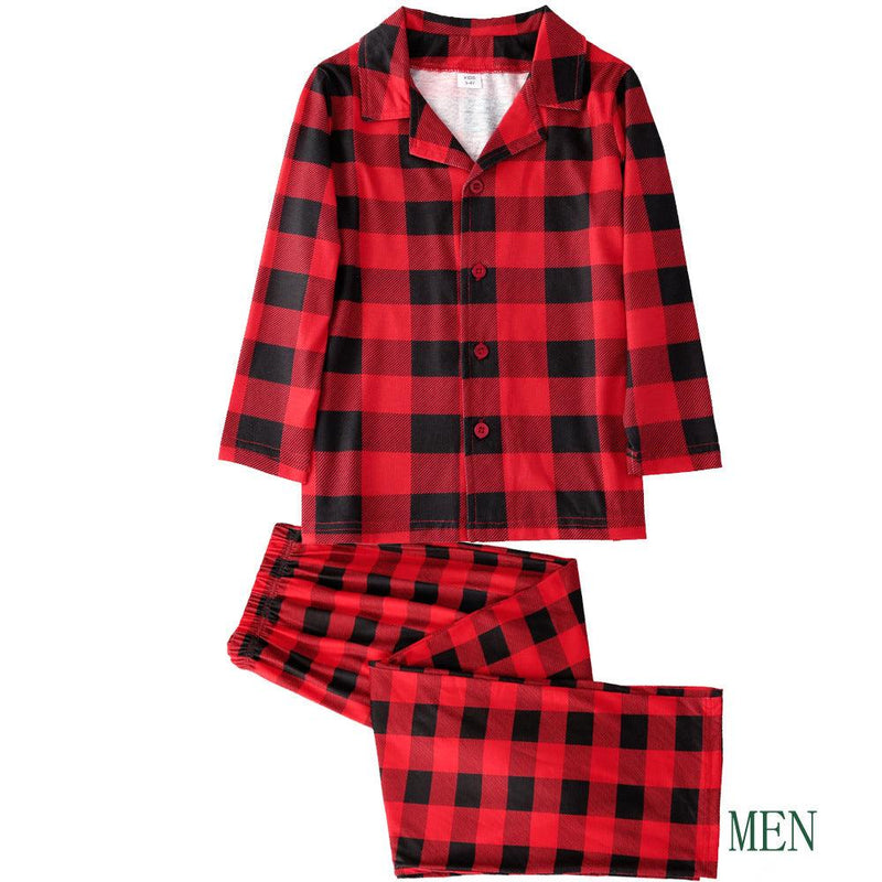 Parent-Child Plaid Long Sleeve Cardigan Sets Mommy And Me Wholesale - PrettyKid