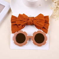 Children's Headwear Baby Bow Nylon Wide Hair Band