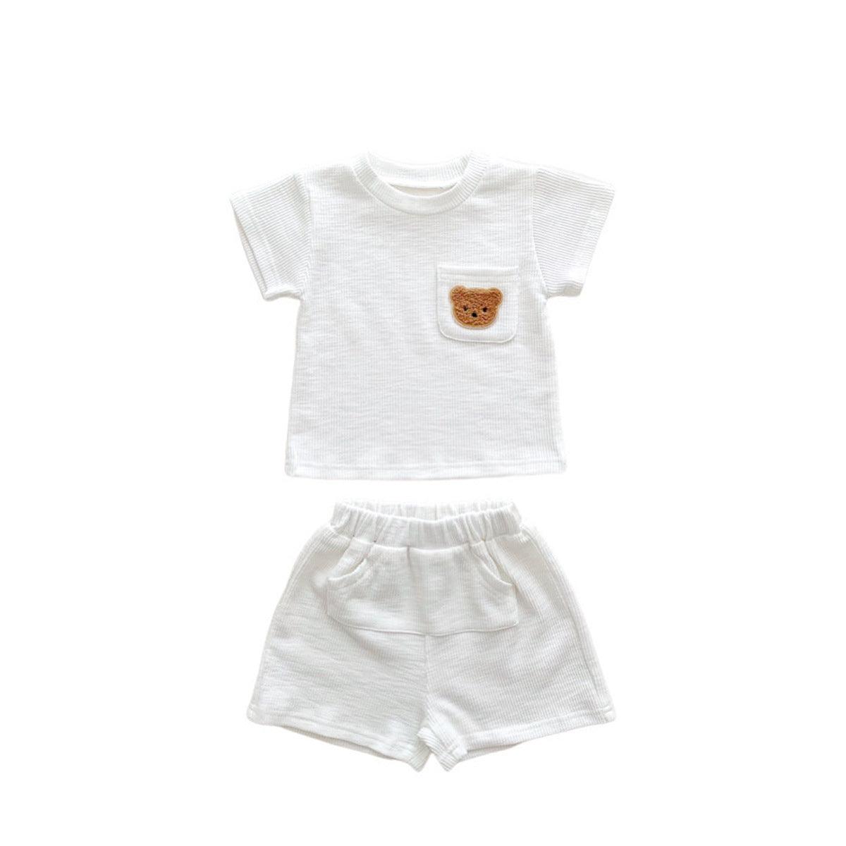 Children's Summer Thin Bear Suit - PrettyKid