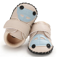 Baby Unisex PU Car Magic Tape Flats Toddler Shoes Wholesale - PrettyKid