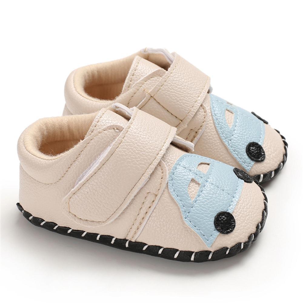 Baby Unisex PU Car Magic Tape Flats Toddler Shoes Wholesale - PrettyKid