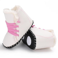 Baby Unisex PU Elastic Band Fur Boots Baby Shoes Wholesale - PrettyKid