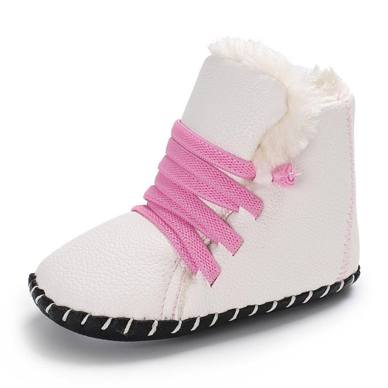 Baby Unisex PU Elastic Band Fur Boots Baby Shoes Wholesale - PrettyKid