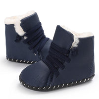 Baby Unisex PU Elastic Band Fur Boots Baby Shoes Wholesale - PrettyKid