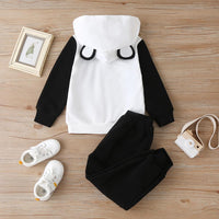 Boys Panda Long Sleeve Hooded Top & Pants Kids Wholesale clothes - PrettyKid