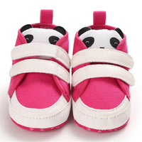 Baby Girls Panda Magic Tape Sneakers Spanish Baby Shoes Wholesale - PrettyKid