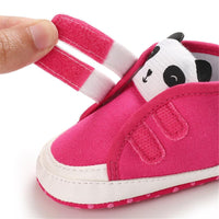 Baby Girls Panda Magic Tape Sneakers Spanish Baby Shoes Wholesale - PrettyKid