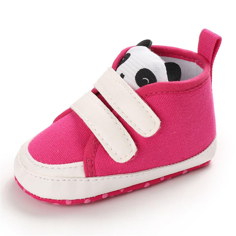 Baby Girls Panda Magic Tape Sneakers Spanish Baby Shoes Wholesale - PrettyKid