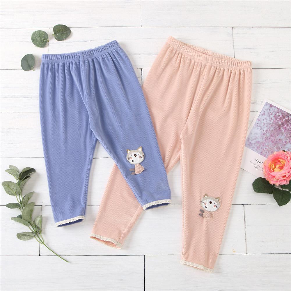 Baby Girls Pattern Animal Elastic Waist Pants Baby Clothes Wholesale Bulk - PrettyKid