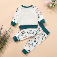 Baby Girl Peachy Printed Long Sleeve Top & Pants Wholesale Clothing Baby - PrettyKid