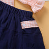 Girls Plaid Long Sleeve Blouse & Skirt Wholesale Girls Clothing - PrettyKid