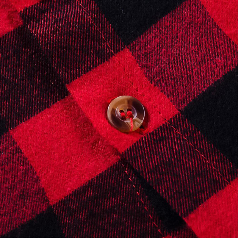 Unisex Plaid Long Sleeve Button Jacket Wholesale Childrens Clothing - PrettyKid