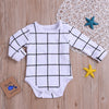 Baby Unisex Plaid Long Sleeve Romper Baby Wholesale Suppliers - PrettyKid
