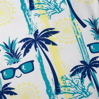 Boys Plant Sunglasses Printed Short Sleeve Top Wholesale Kids clothes Distributors - PrettyKid