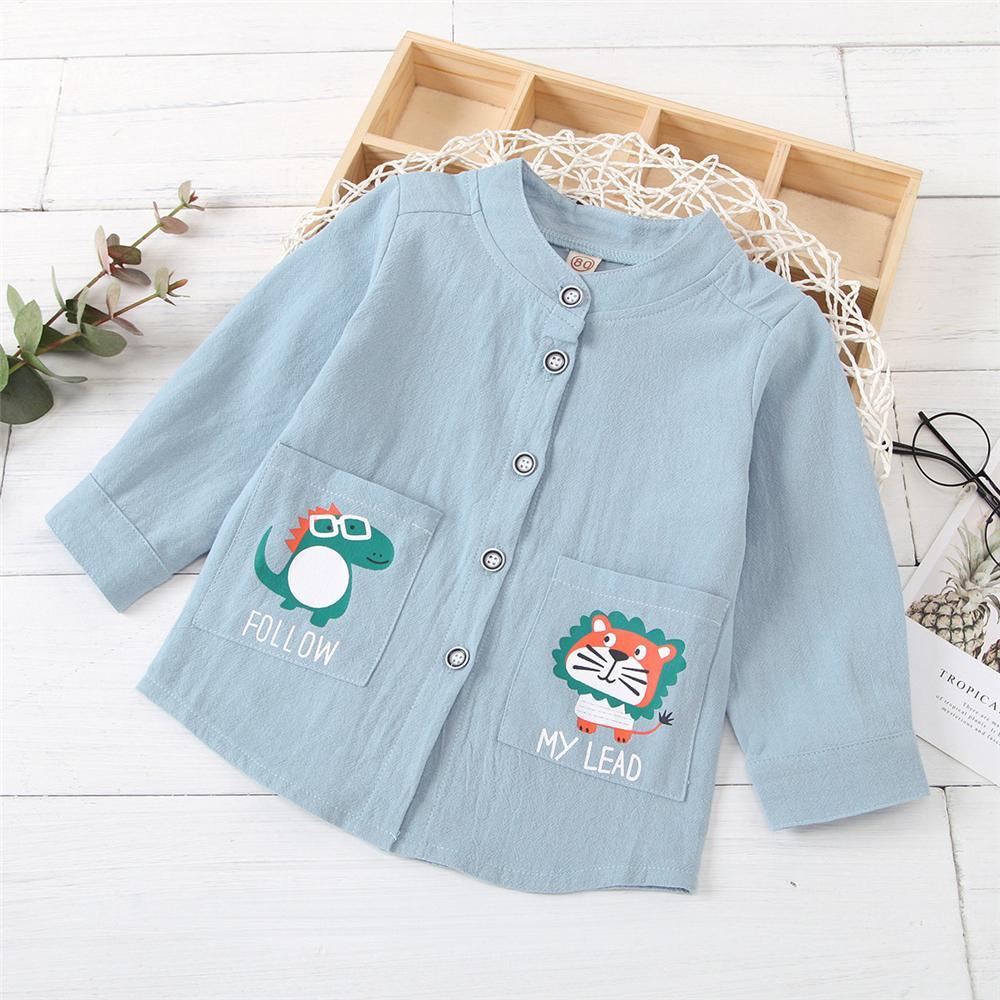 Boys Pocket Animal Follow My Lead Boys Wholesale Clothing - PrettyKid