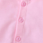 Baby Girls Pocket Button Hooded Long Sleeve Cartoon Romper Wholesale - PrettyKid