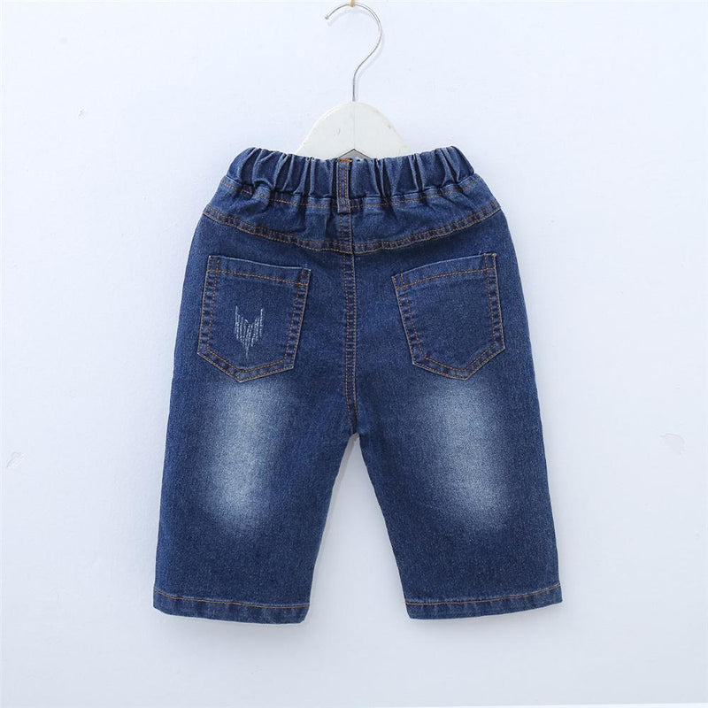 Boys Pocket Casual Denim Shorts Wholesale Toddler Boy clothing - PrettyKid