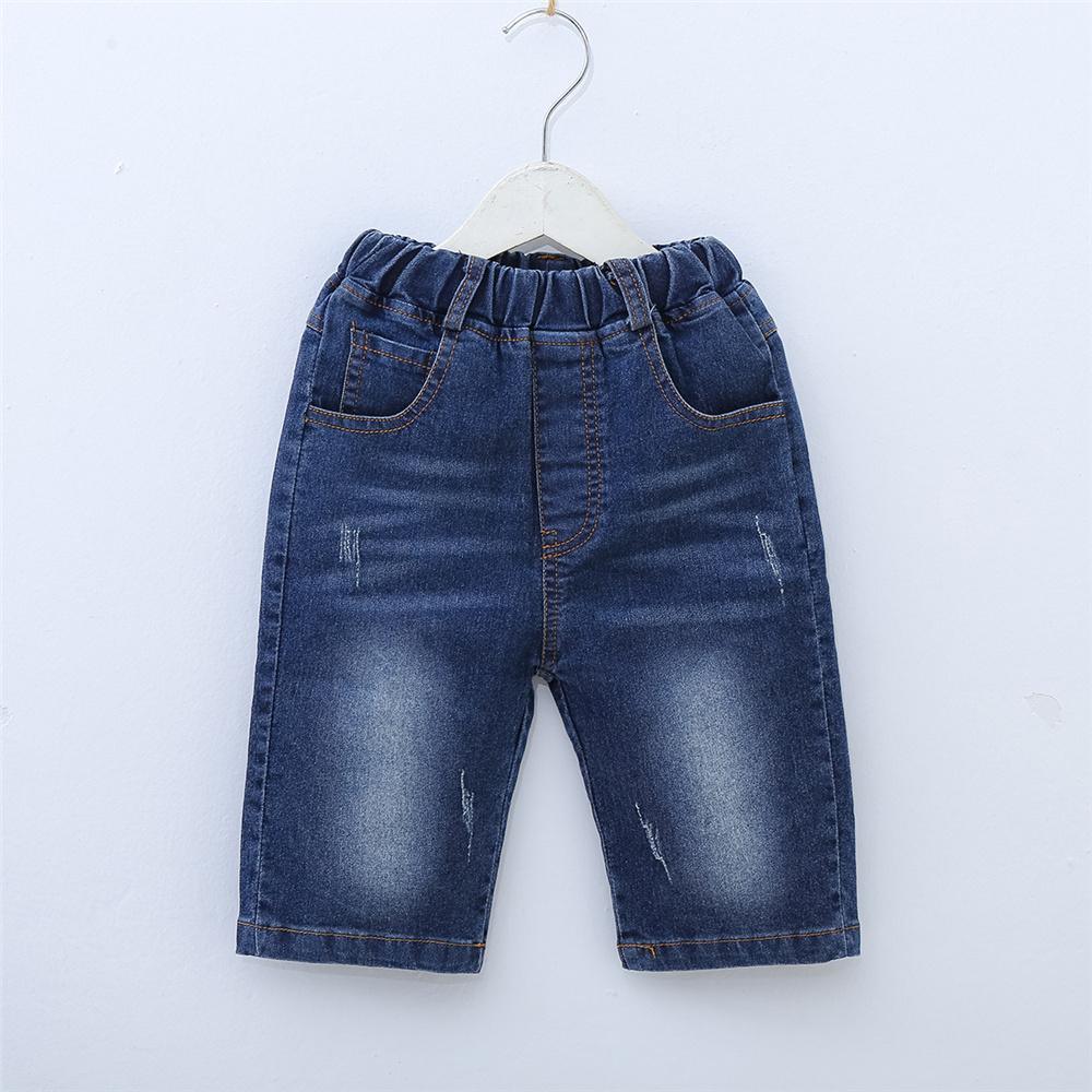 Boys Pocket Casual Denim Shorts Wholesale Toddler Boy clothing - PrettyKid